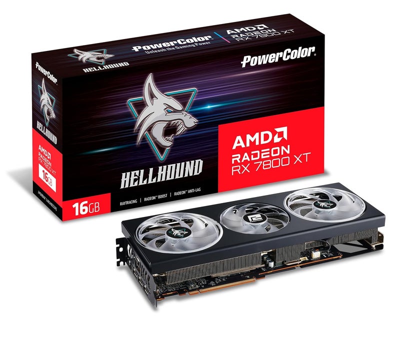 PowerColor AMD Radeon RX 7800 XT 16GB GDDR6 Graphics Card - Image 1